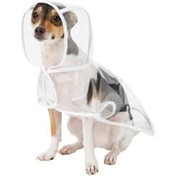 Frisco Lightweight Clear Vinyl Dog Raincoat