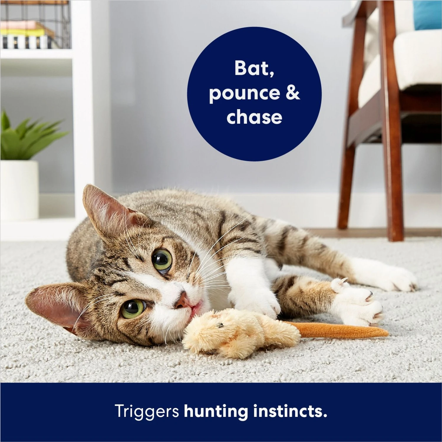 Frisco Skinny Mouse Plush Cat Toy With Catnip - Image 4