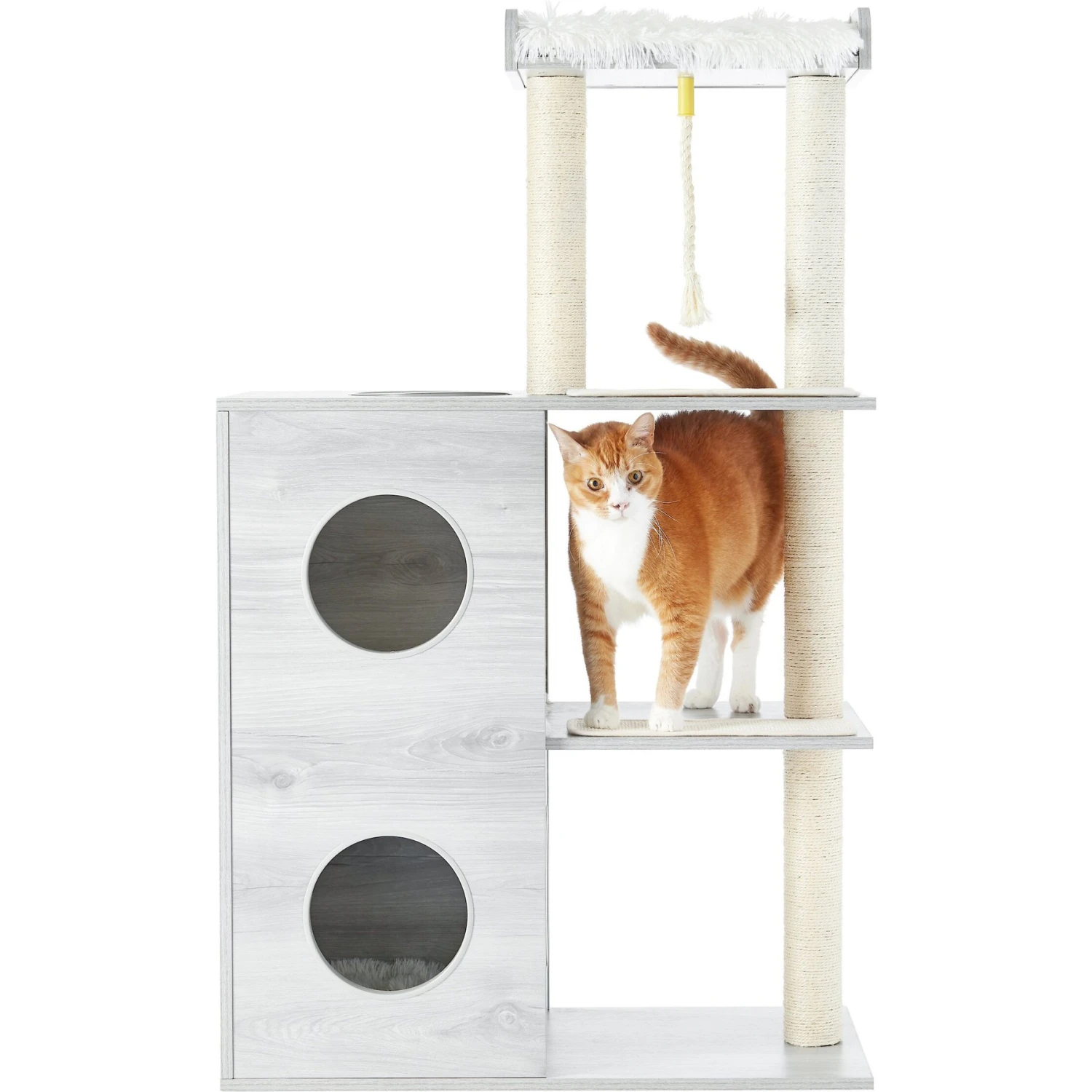 Frisco 52-in Modern Cat Tree & Condo - Image 6