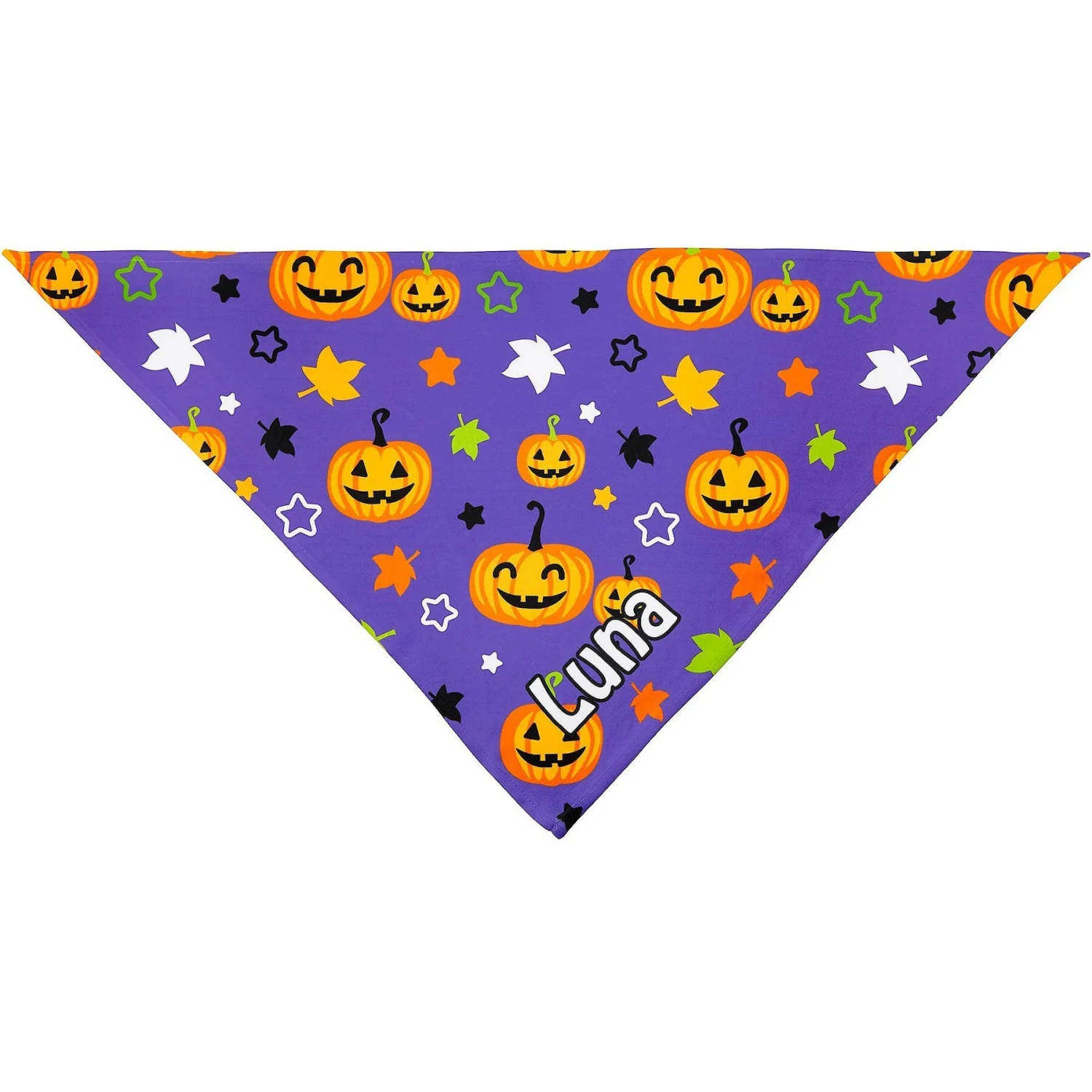 Frisco Halloween Pumpkins Personalized Dog & Cat Bandana - Image 4