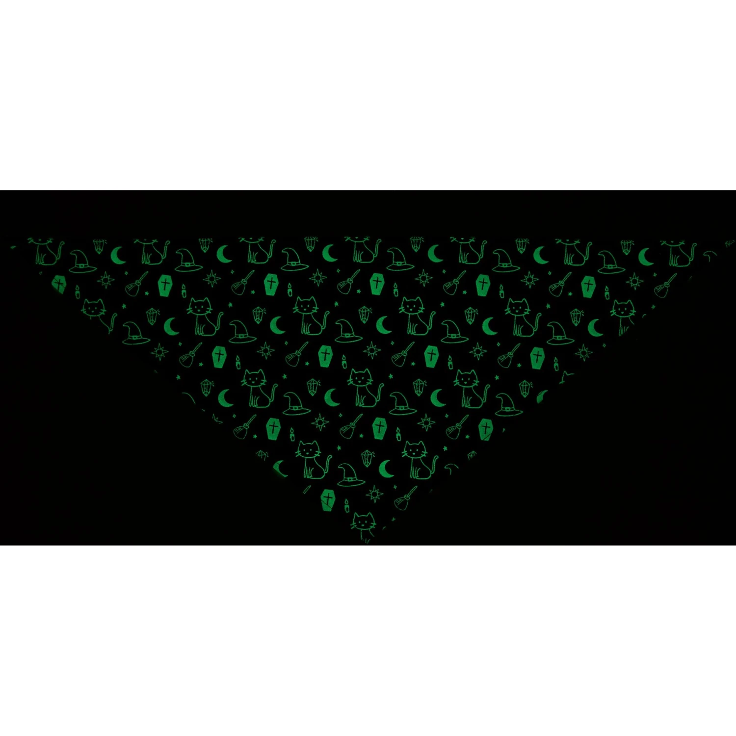 Frisco Glow In The Dark Mystical Print Dog & Cat Bandana - Image 7