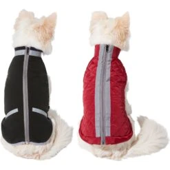 Frisco Mediumweight Reflective 2-in-1 Dog & Cat Fleece Coat