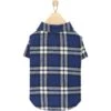 Frisco Navy Plaid Dog & Cat Flannel Shirt