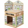 Frisco Yoga Studio Cardboard Cat House, 2-Story