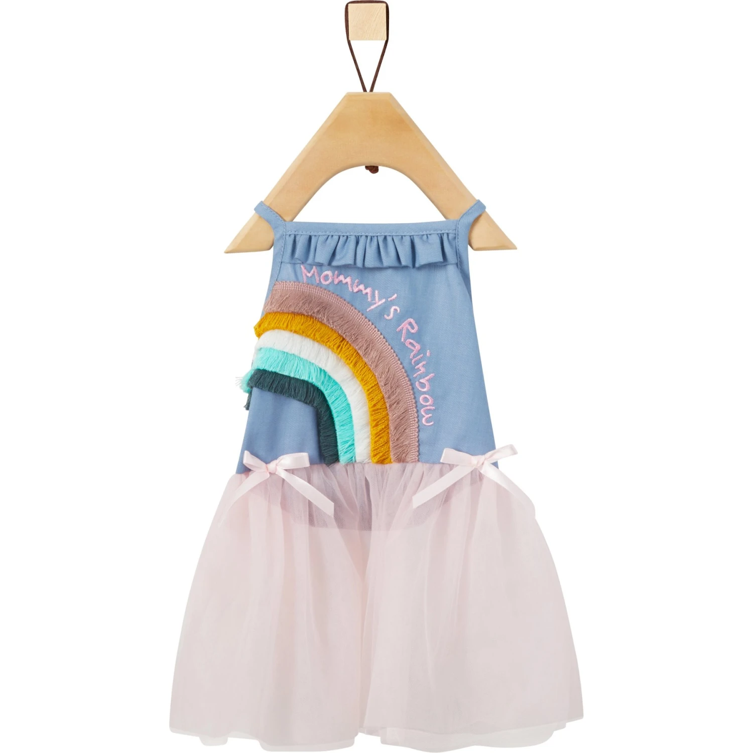 Frisco Rainbow Denim Dog & Cat Dress - Image 4
