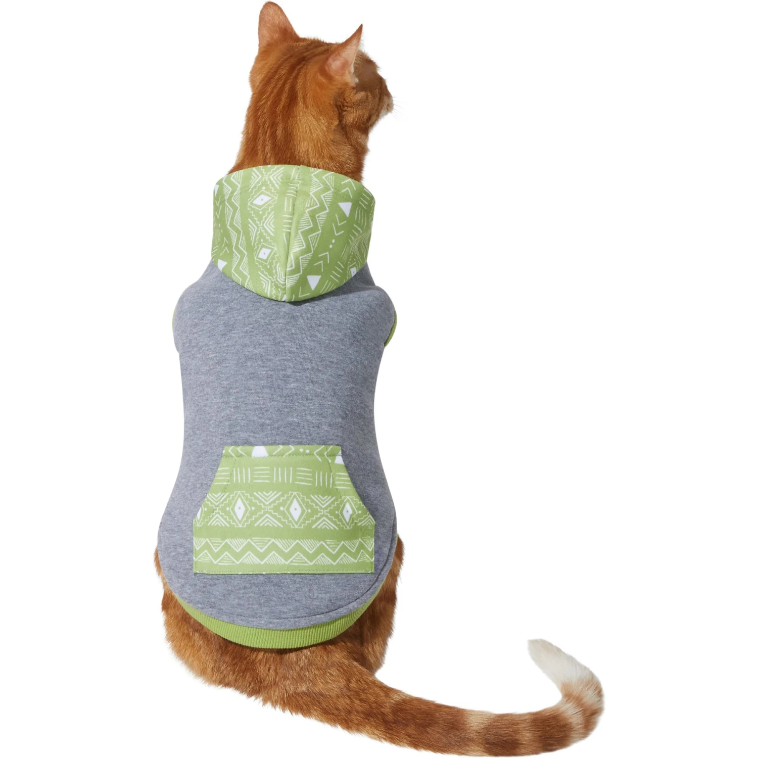 Frisco Green Southwest Dog & Cat Hoodie - Image 3