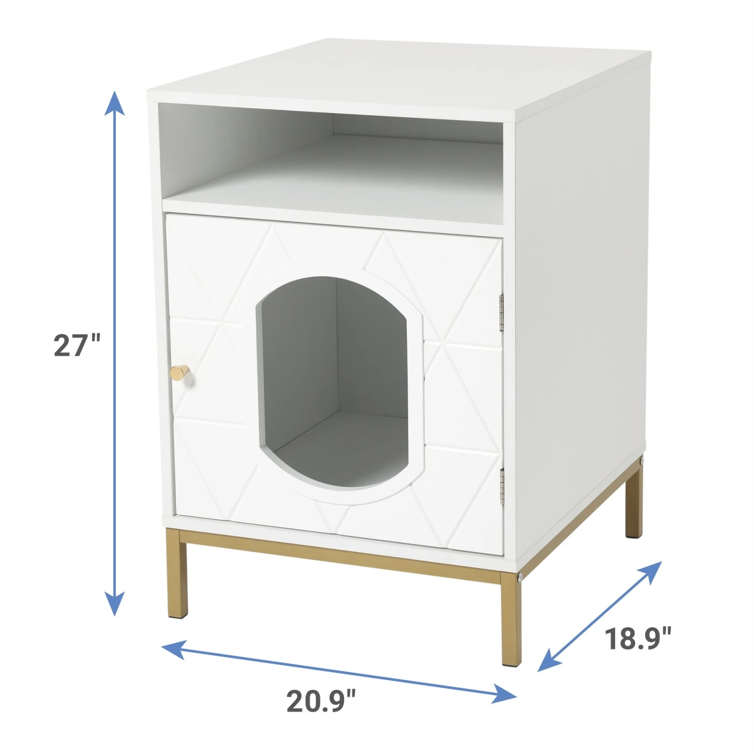 Frisco Elevated Side Table Litter Box Cover - Image 3