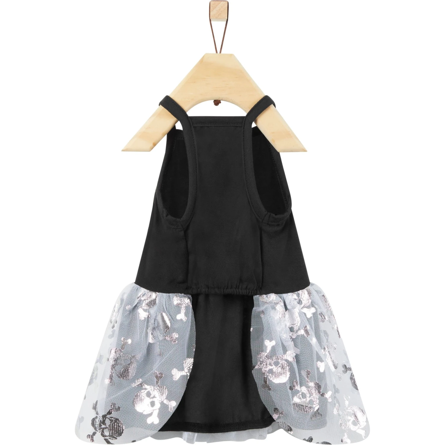 Frisco Silver Metallic Skull Dog & Cat Dress - Image 4
