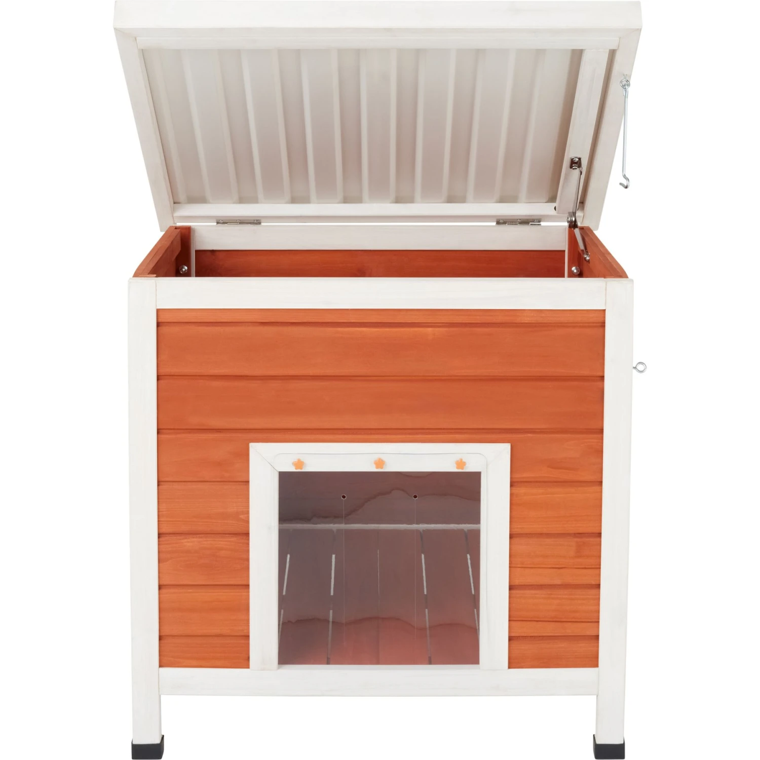 Frisco Outdoor Wooden Cat House With Retractable Roof - Image 5